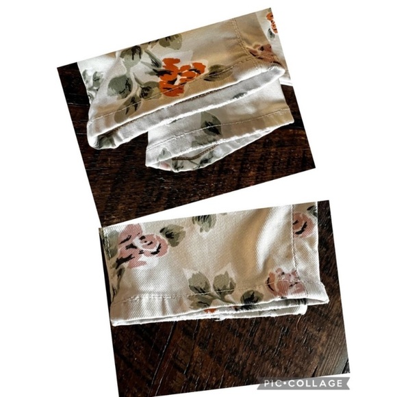 Anthropologie Citizens of Humanity Thompson Medium Rise skinny floral Jeans - Picture 11 of 16